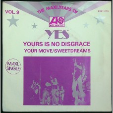YES Yours Is No Disgrace / Your Move / Sweet Dreams (Atlantic 2091 214) Holland 1972 PS EP (Classic Rock, Prog Rock)